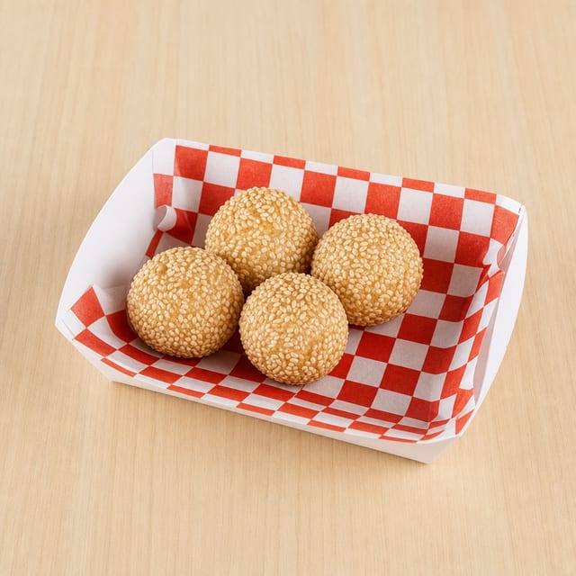 Red Bean Sesame Balls.