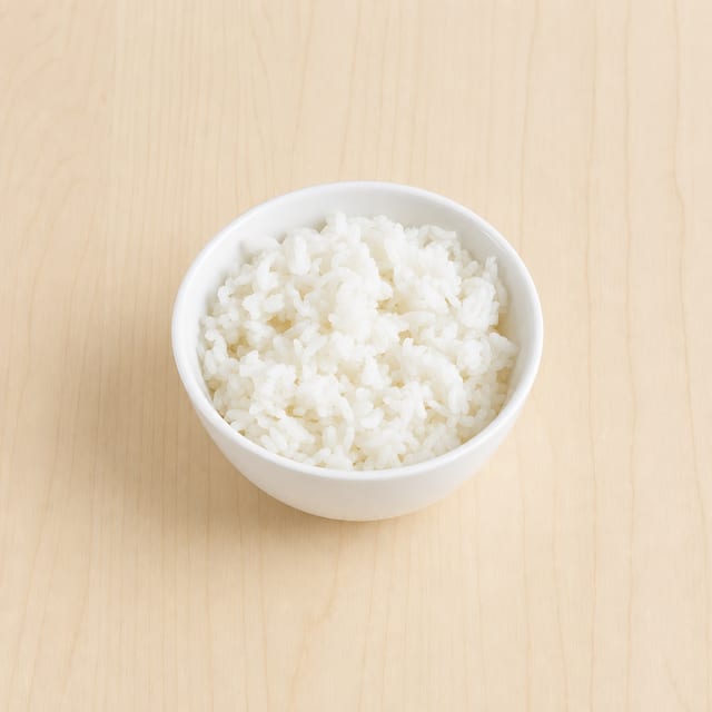 Steamed White Rice.